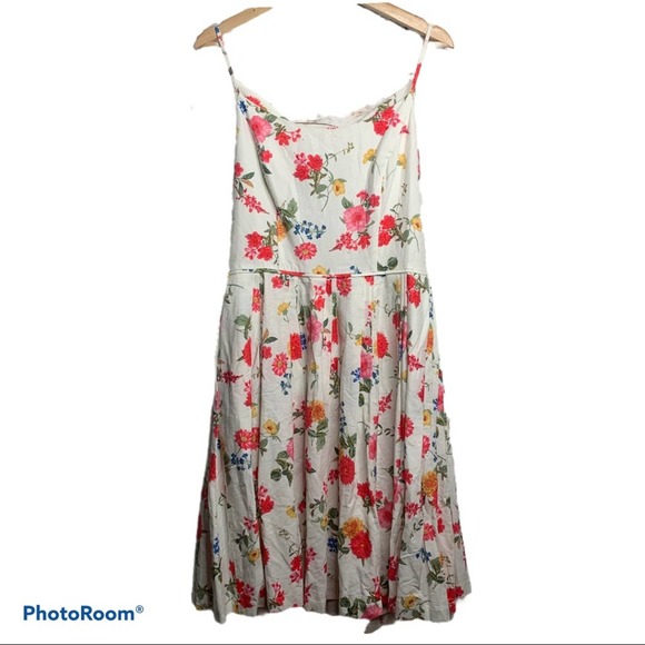 Gal Meets Glam Cassie Back Bow Linen Blend Dress 8 - Picture 2 of 14